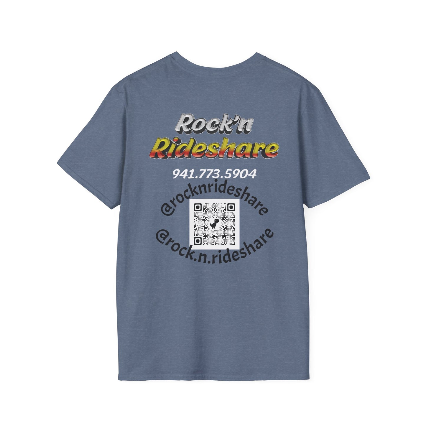 Rock'N Rideshare T-shirt (Multiple Colors)